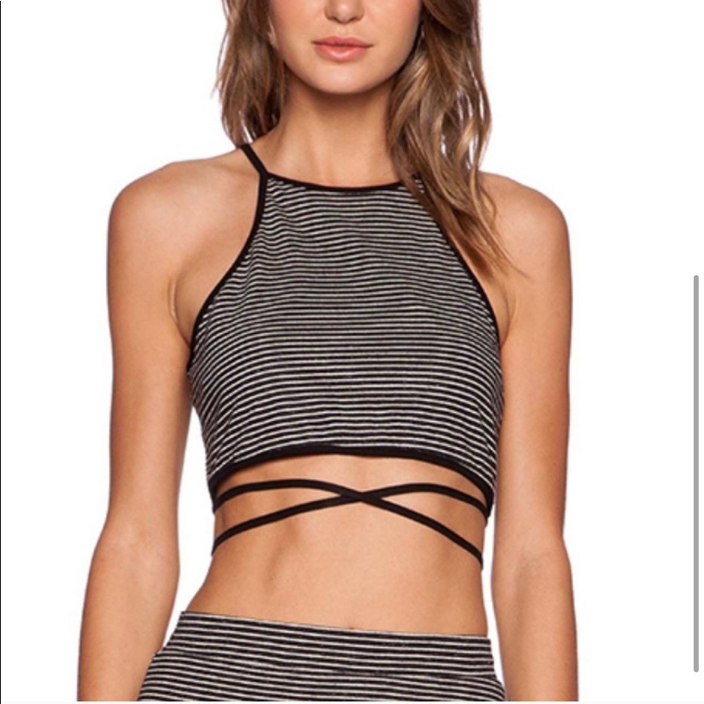 Black & White Stripe Top As Seen on Kendall & Gigi